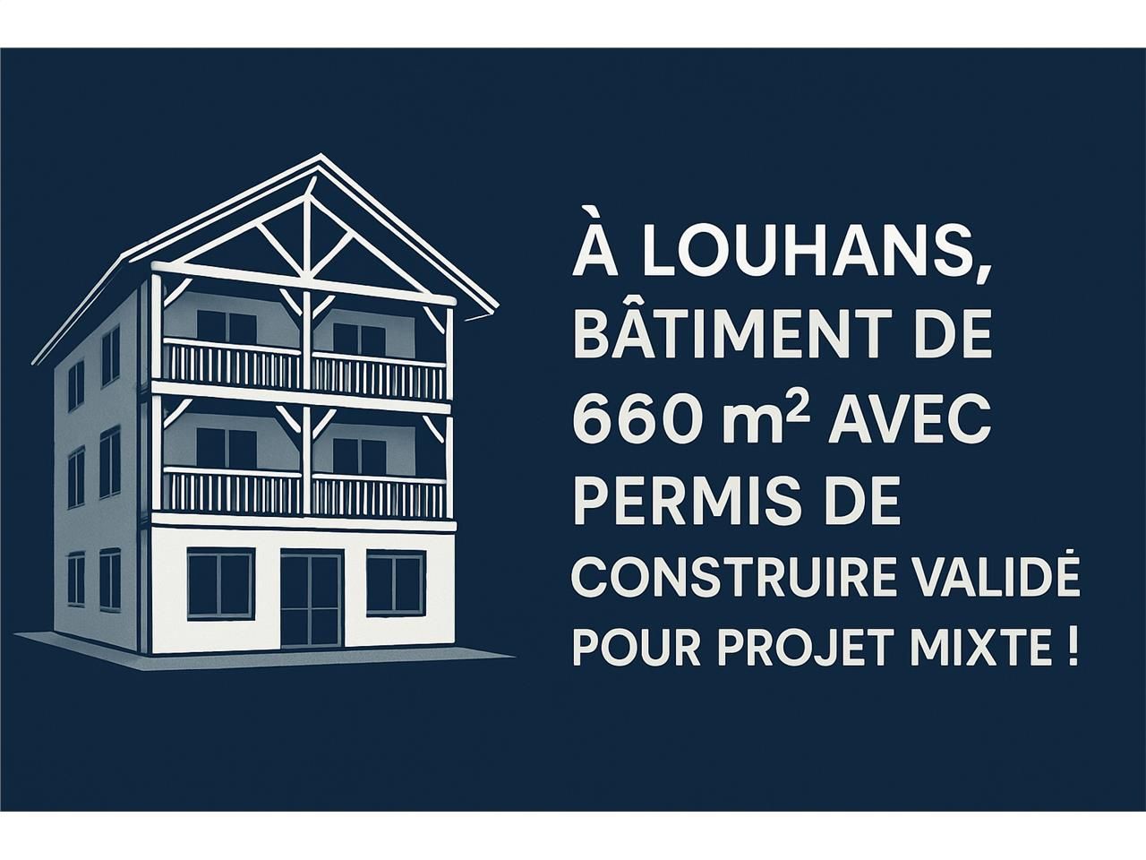 entrepôt / bâtiment polyvalent 660 m2 louhans