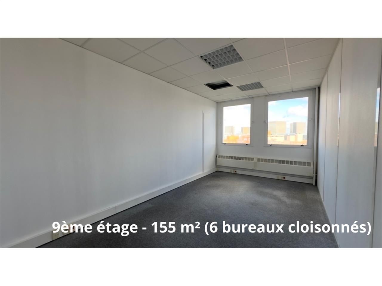 Location bureaux 967 m² divisibles à partir de 150 m²