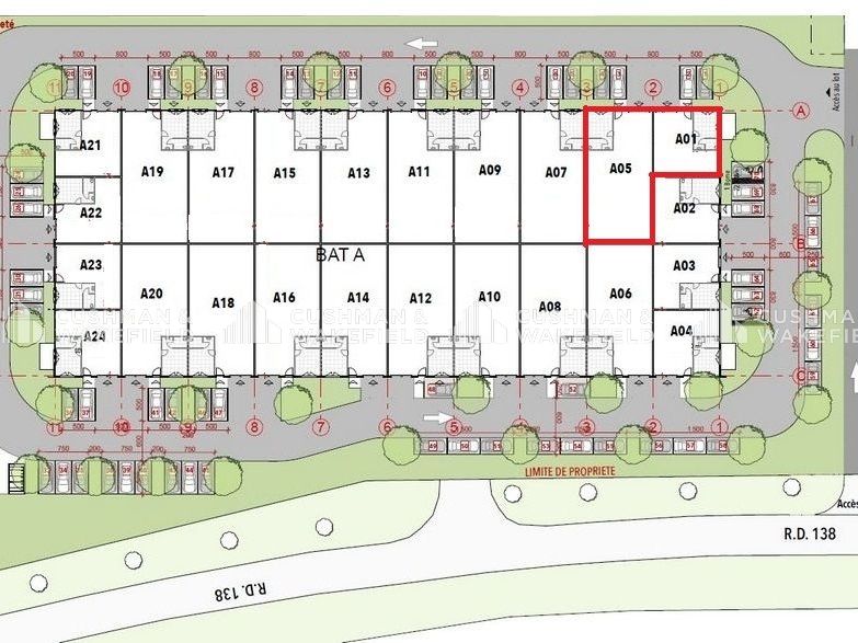 Vente activités 300 m² non divisibles