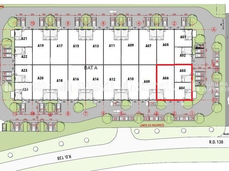 Vente activités 400 m² non divisibles