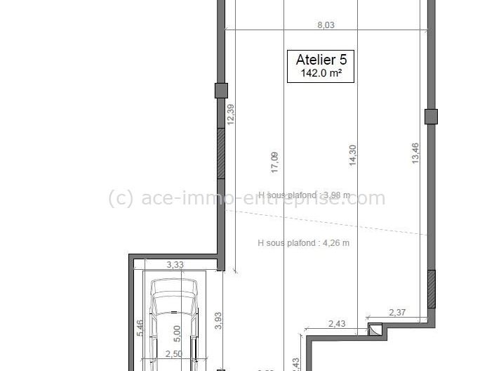 LOCAUX D'ACTIVITES NICE CANTA GALET