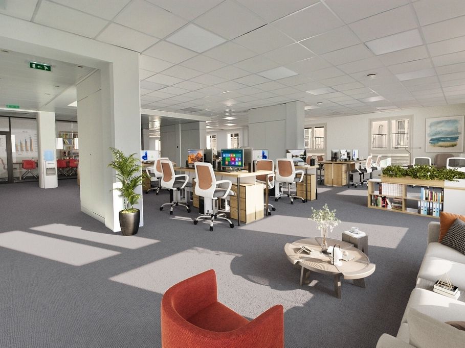 Location bureaux 305 m² non divisibles