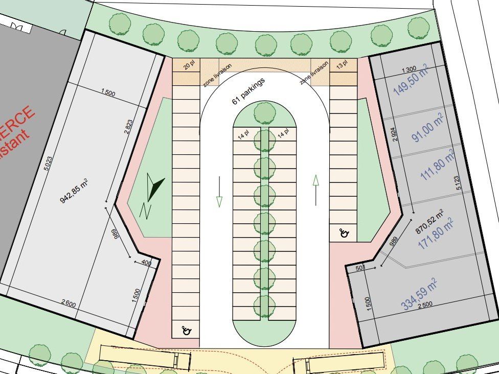 Location local commercial 1813 m² à AMBOISE