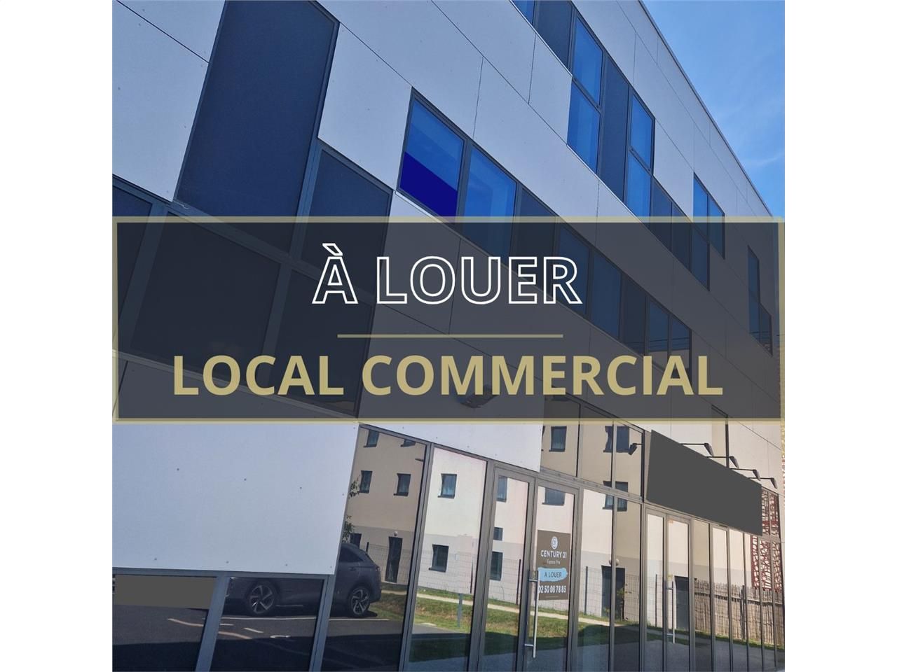 Location local commercial 96.00 m² à Caen