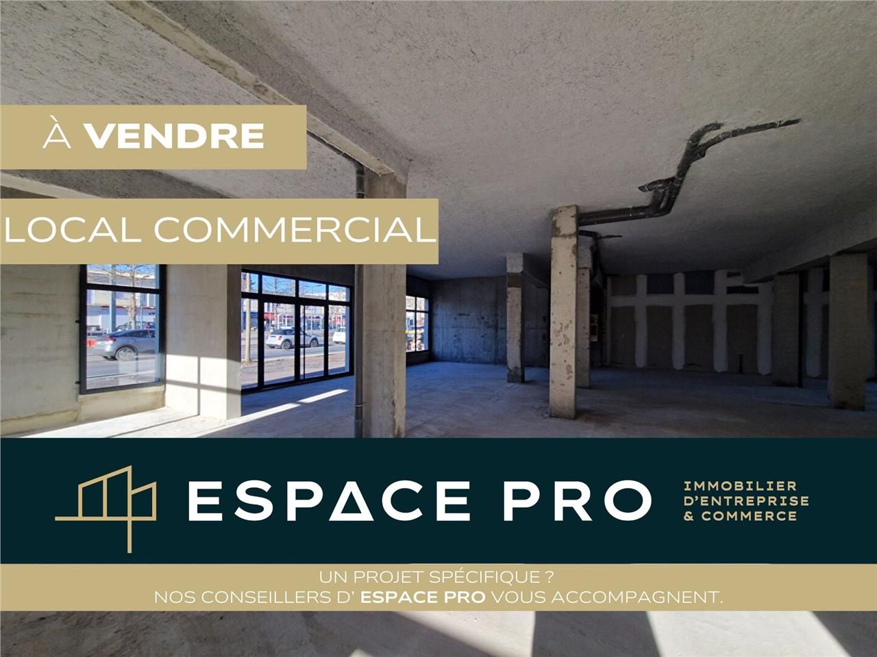 Vente local commercial 260.23 m² à Caen