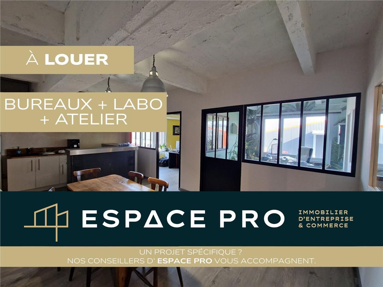 Location bureaux 420.00 m² à Cormelles-le-Royal
