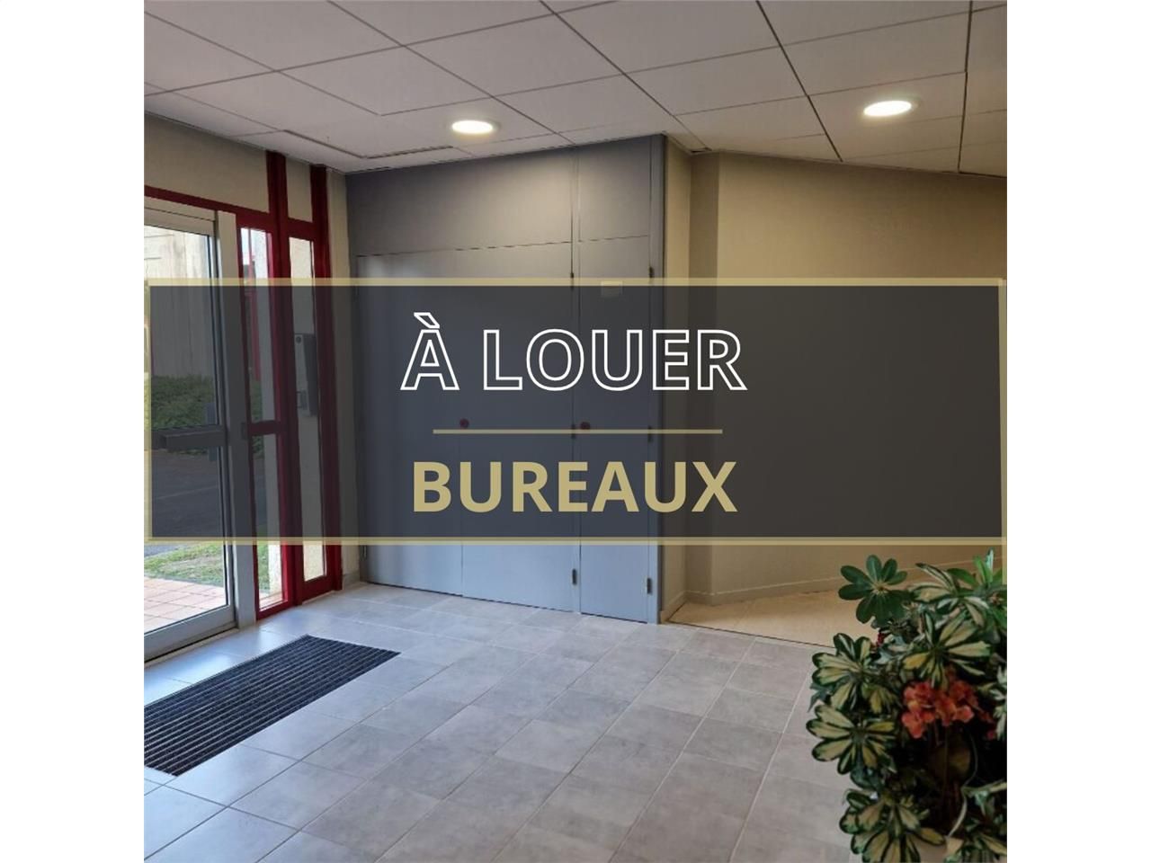 Location bureaux 161.00 m² à Caen