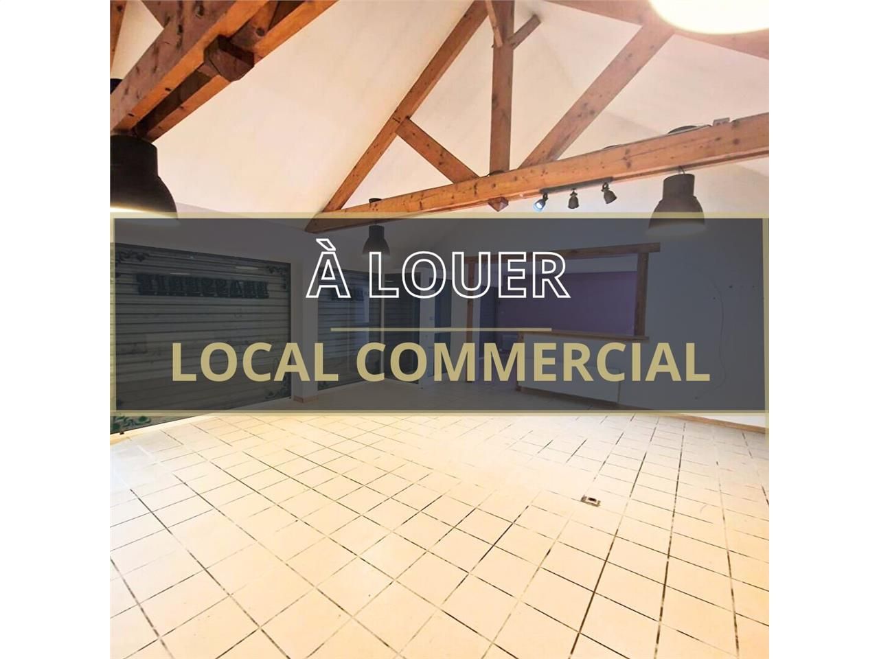 Location local commercial 125.00 m² à Caen