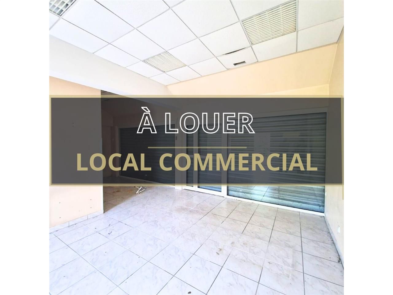 Location local commercial 50.00 m² à Caen