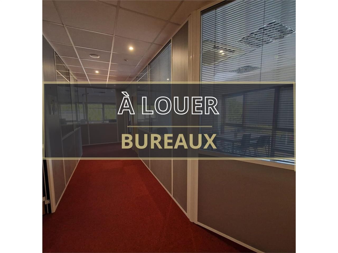 Location bureaux 1011.00 m² à Caen