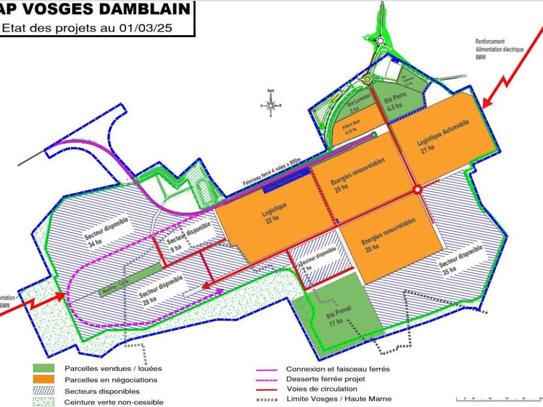 Vente terrain 100000 m² divisibles à partir de 5000 m²