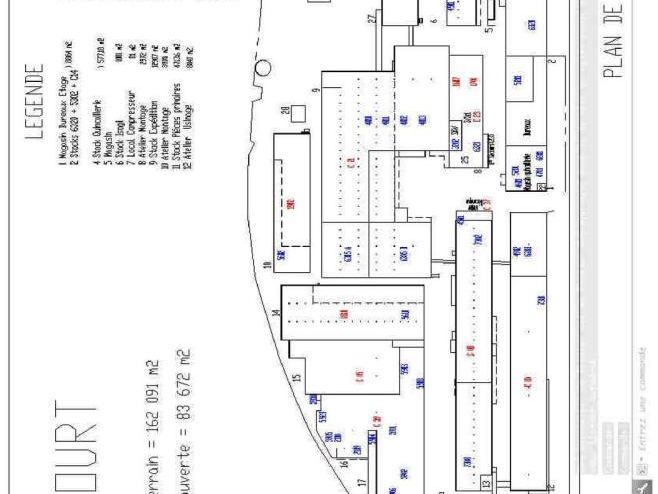 Vente entrepôts 12903 m² non divisibles