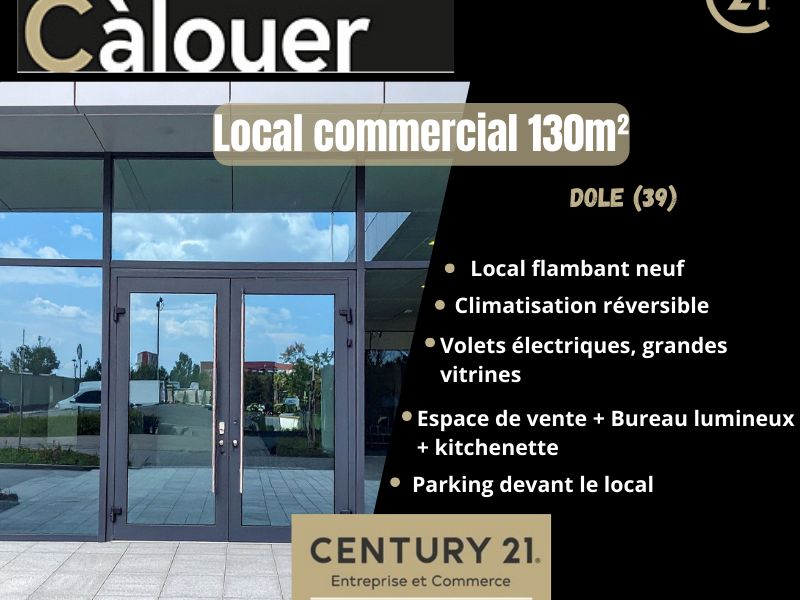 Location local commercial 130.00 m² à DOLE