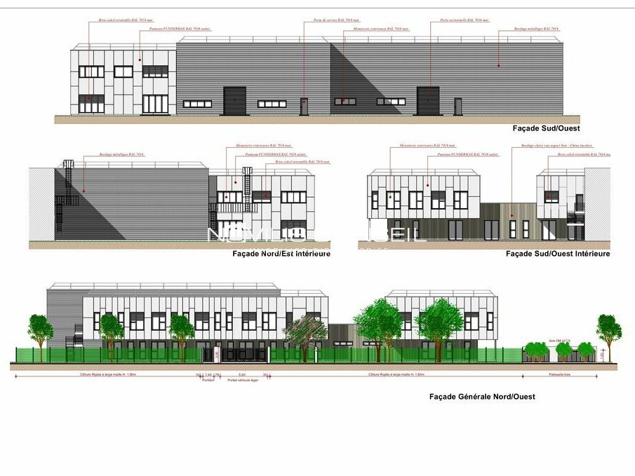 Location local d''activites 720 m² divisibles à partir de 340 m²