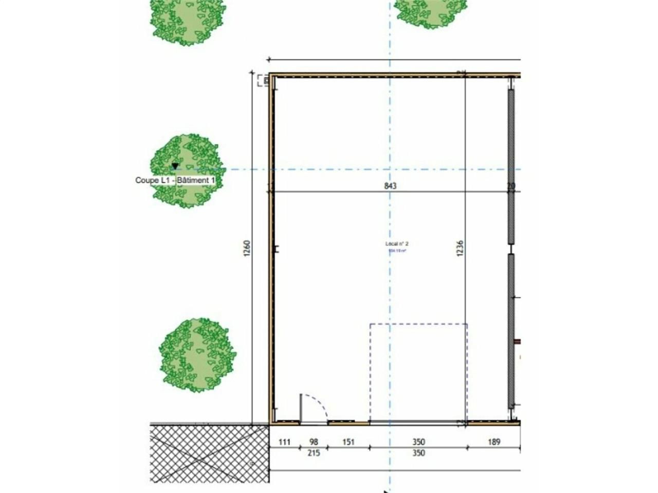 A LOUER LOCAL D'ACTIVITE D'ENVIRON 104M² SUR UNE ZONE DYNAMIQUE