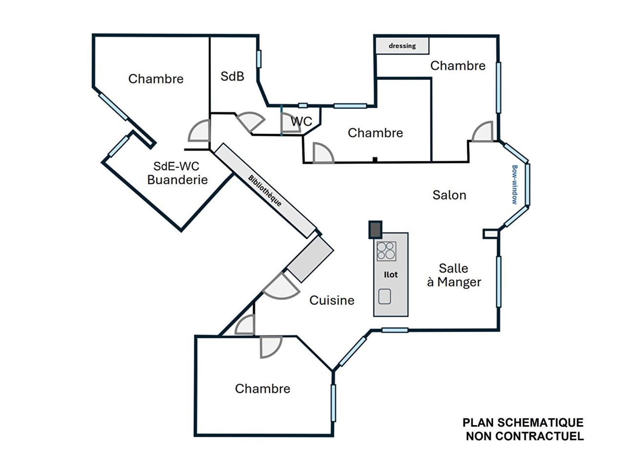 148.62 m² pour ce appartement en vente à La garenne colombes