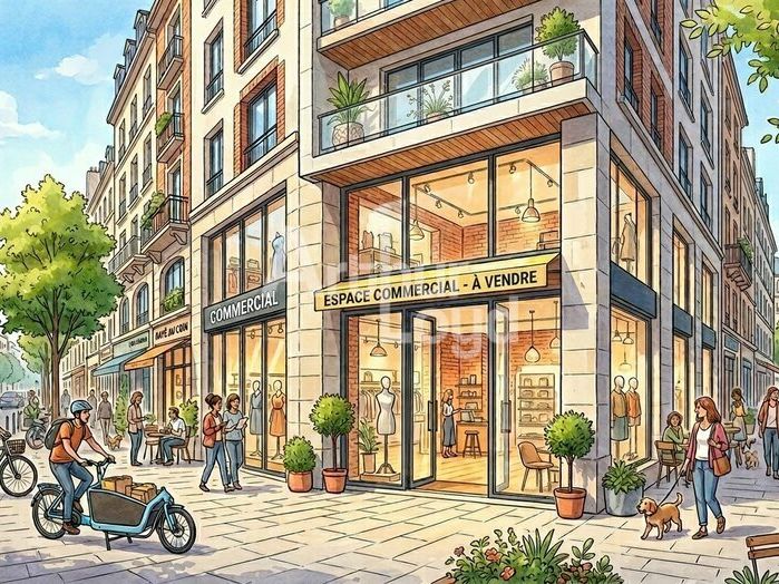 Vente local commercial 133.03 m² non divisibles