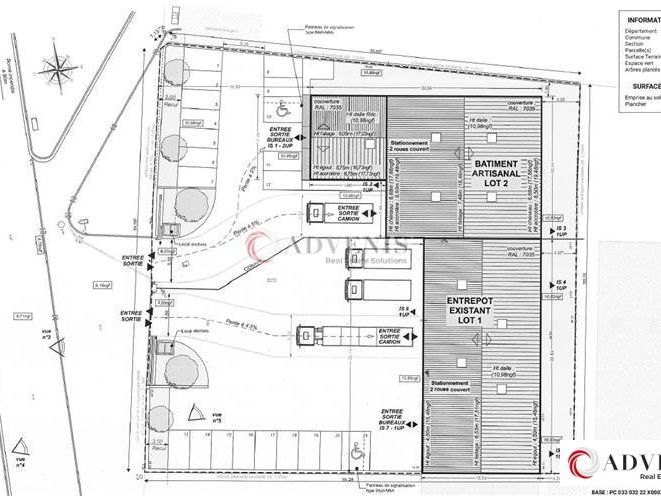 A LOUER - BATIMENT INDEPENDANT NEUF DE 1060 M² - PROCHE A10
