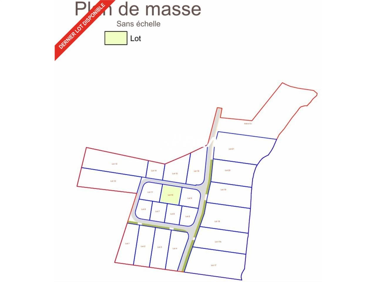 Vente terrain 1721 m² non divisibles