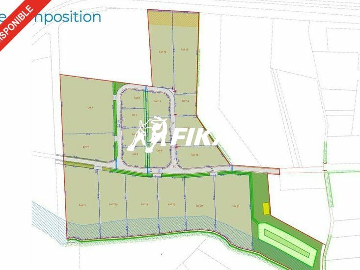 Vente terrain 3379 m² non divisibles