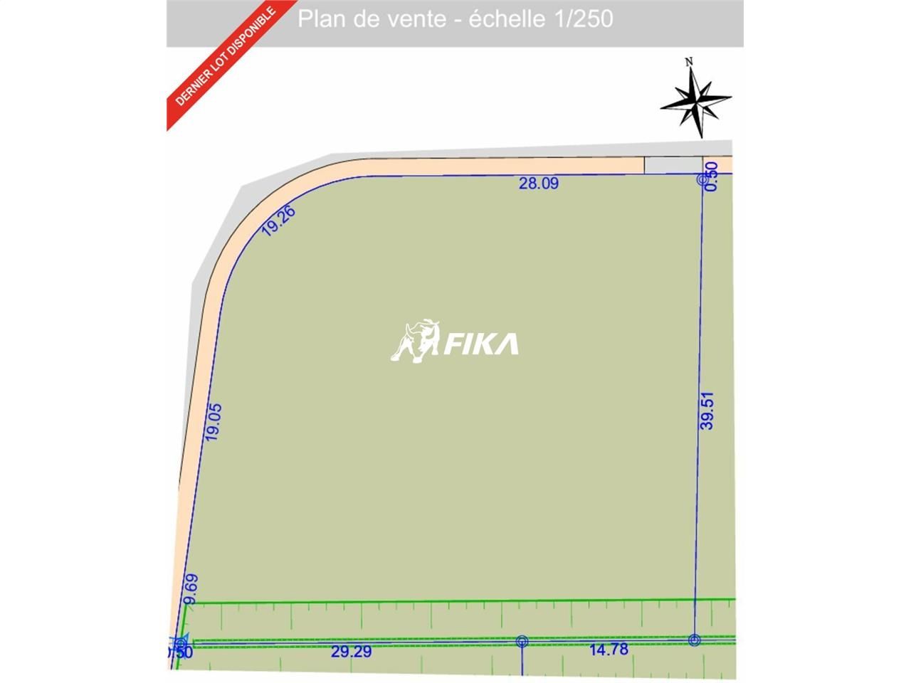 A VENDRE TERRAIN 1 658 m² - (82710) BRESSOLS