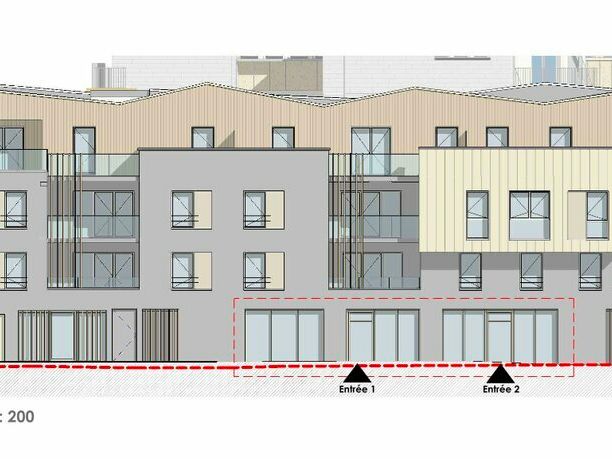 Vente bureaux 116.54 m² non divisibles