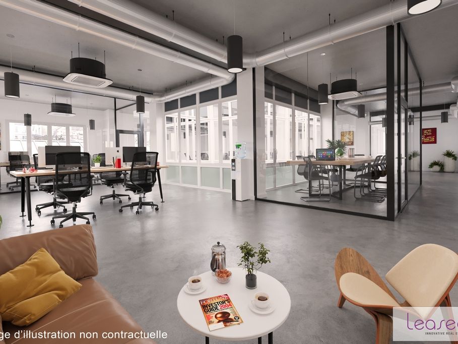 Location bureaux 1302 m² non divisibles