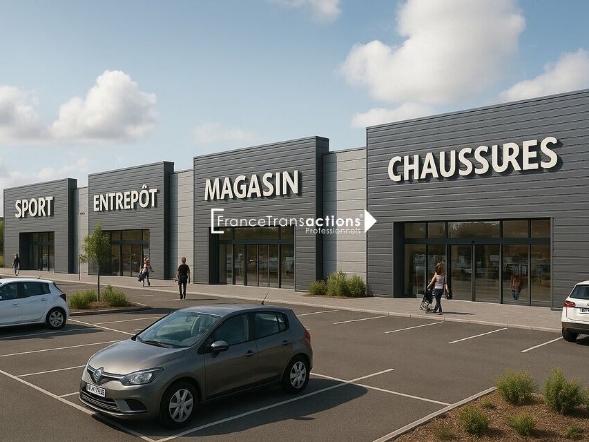 Vente local commercial 1200 m² non divisibles