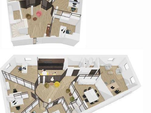 Location bureaux 244 m² non divisibles