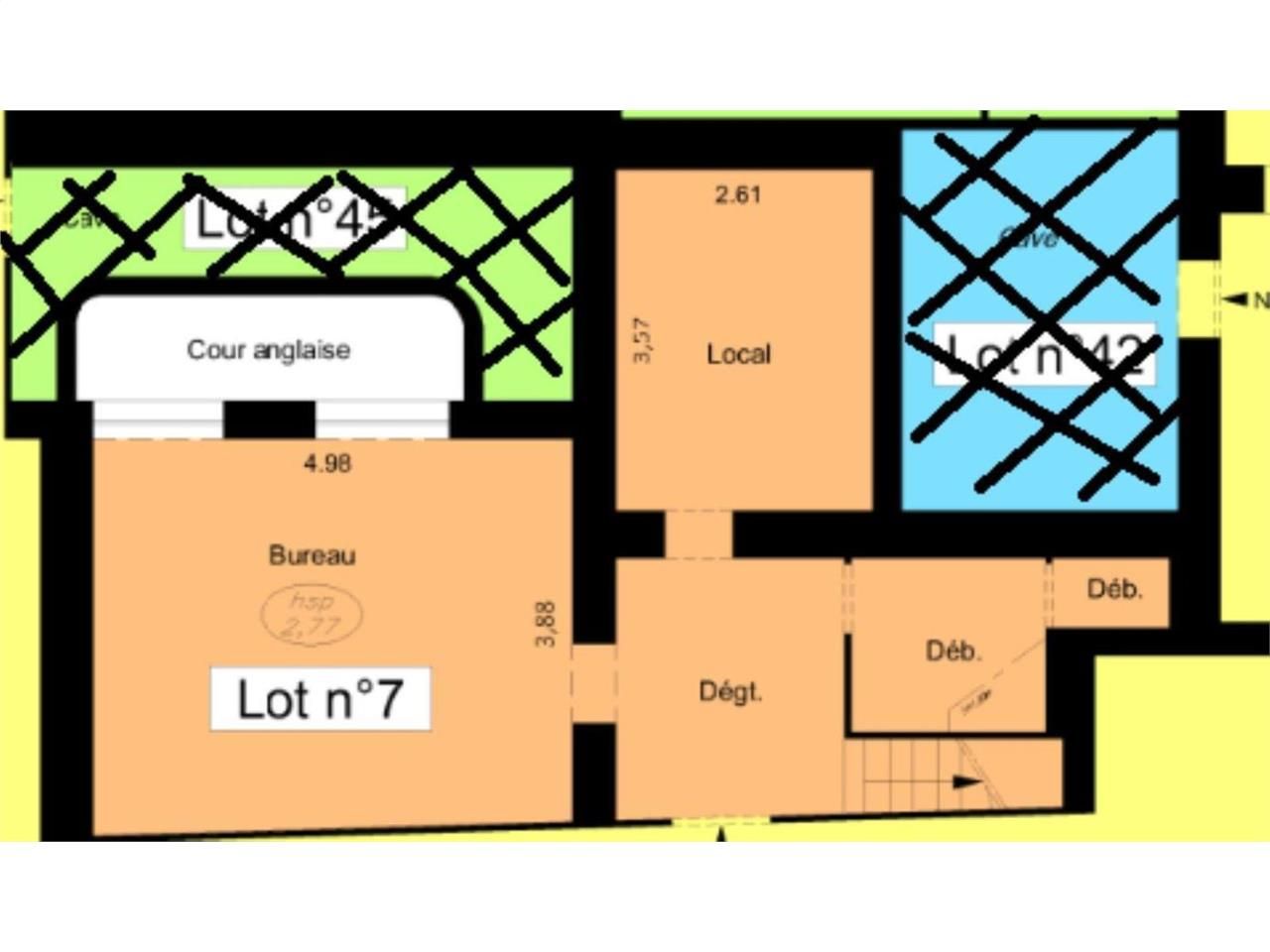 Location bureaux 288 m² divisibles à partir de 144 m²