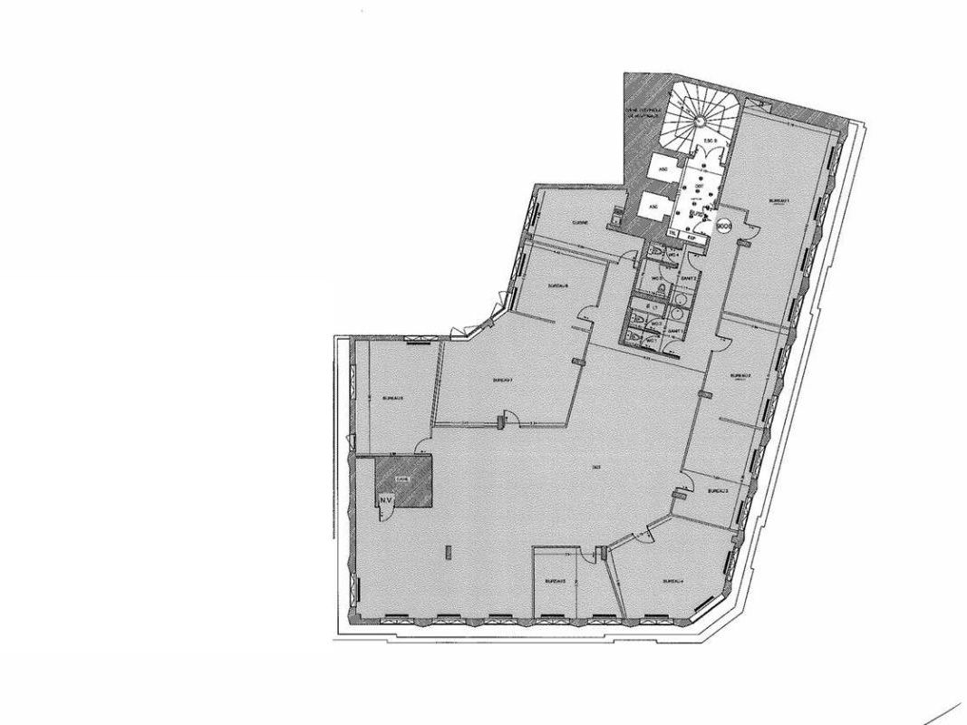 Location bureaux 423 m² non divisibles