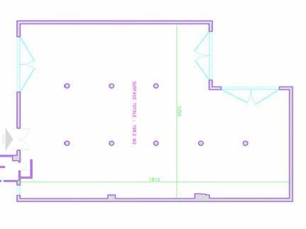 Location bureaux 198 m² non divisibles