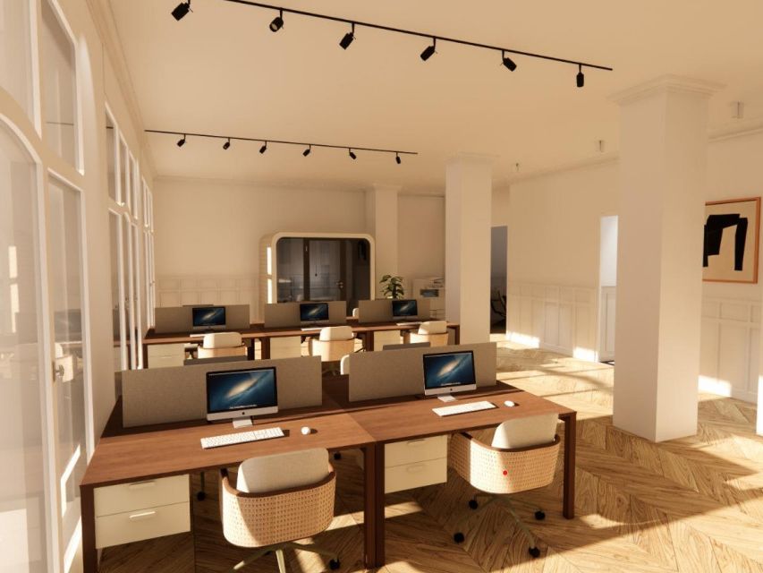 Location bureaux 198 m² non divisibles