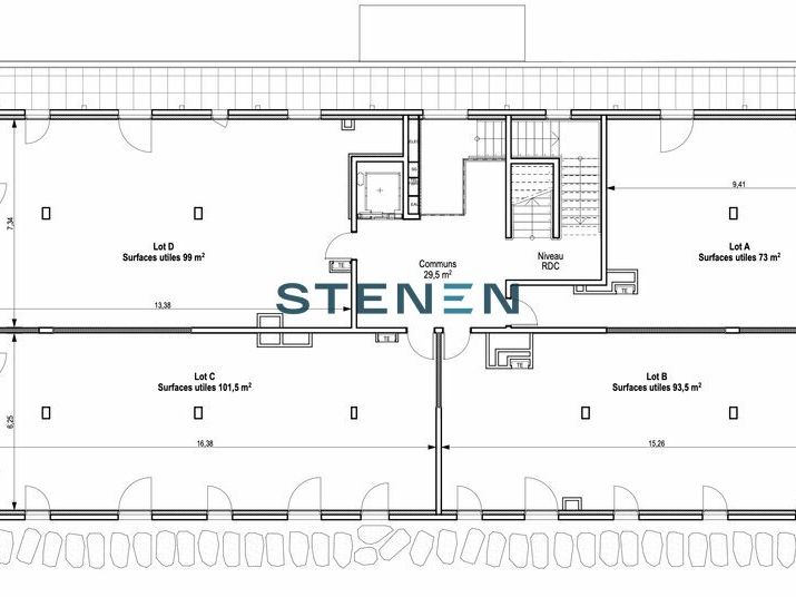 LOCATION BUREAU 94M2 AIX EN PROVENCE