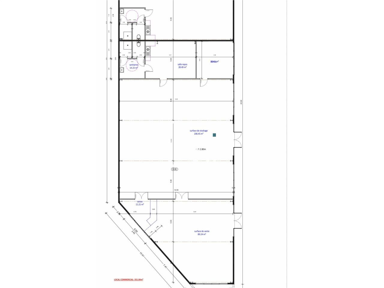 LOCAL COMMERCIAL NEUF MODULABLE DE 100 M² A 989 M²– EMPLACEMENT STRATÉGIQUE CUSSET