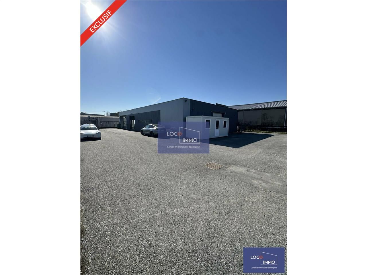 Location entrepot 437 m² non divisibles