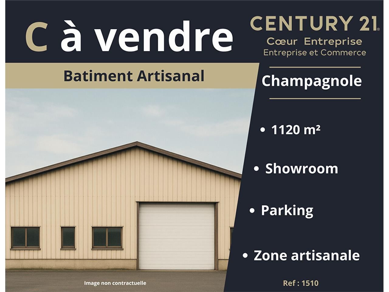 Vente local 1120.00 m² à CHAMPAGNOLE