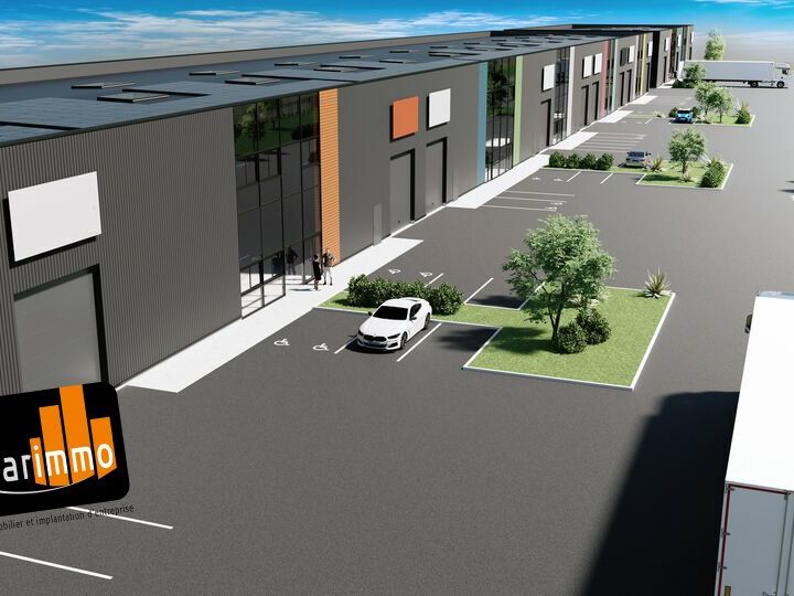 A VENDRE Locaux d'activités neufs de 1 480 m², divisibles à partir de 490 m² environ, à Chartres au sein du Jardin d'Entreprises.