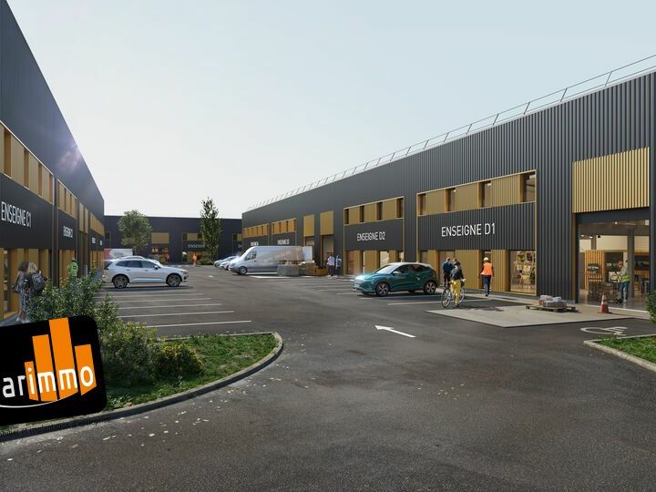 A VENDRE ou A LOUER locaux d'activité, divisibles à partir de 290 m², au sein d'un programme neuf de 5 immeubles de 6200 m²,  sur un parc d'activité qualitatif à l'ouest de l'agglomération de Chartres métropole, en bordure de la RN 154.
