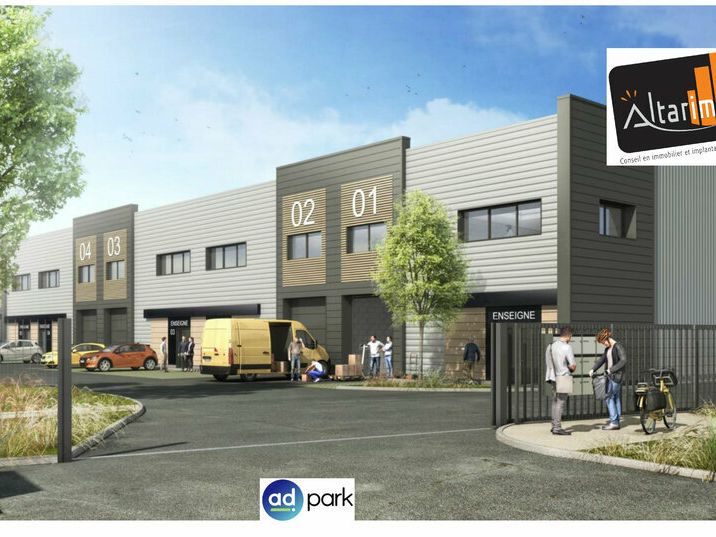 Location local d''activites 1493 m² divisibles à partir de 232 m²