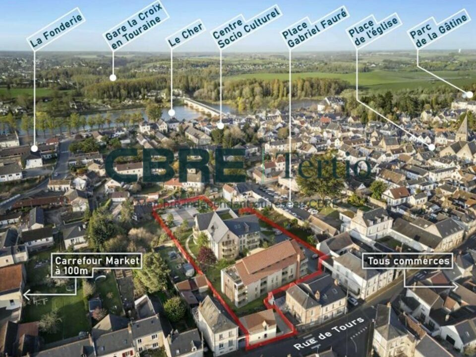 Local commercial neuf à Bléré centre bourg