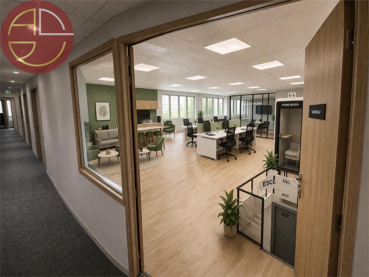 Vente bureaux 340 m² à RAMONVILLE-SAINT-AGNE