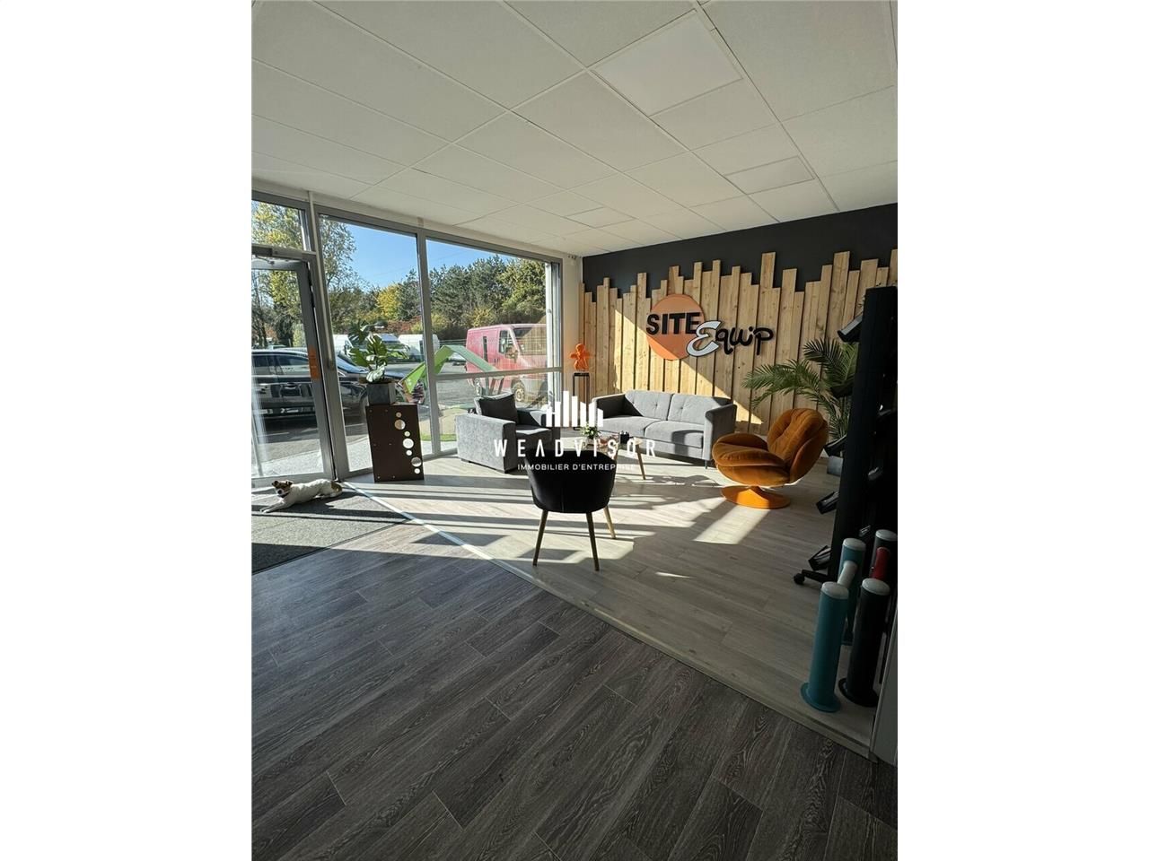 Location bureaux 500 m² non divisibles