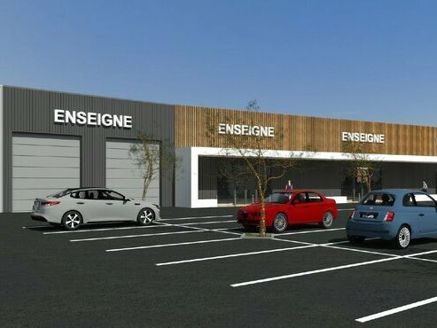 À LOUER : Cellules commerciales - Zone du Super U, Candé (Maine-et-Loire)