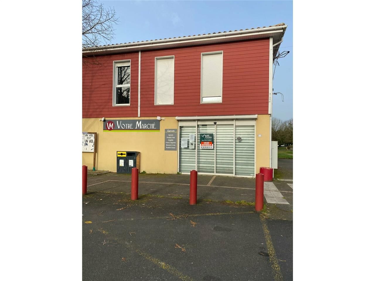 Cession fonds de commerce 170 m² non divisibles