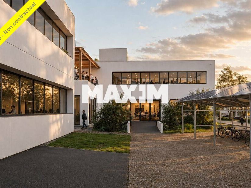 Au sein d'un ensemble tertiaire, ensemble de bureaux réparti en 3 immeubles indépendants avec stationnements