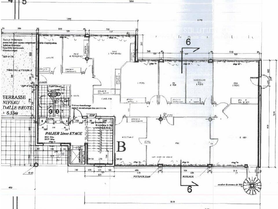 Location bureaux 247.15 m² non divisibles