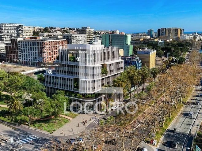 Location bureaux 1185.6 m² divisibles à partir de 495.4 m²