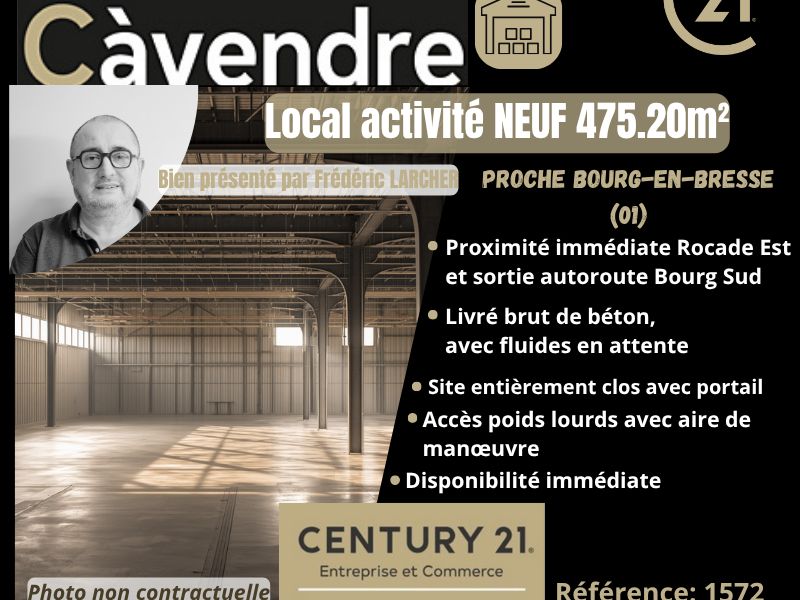 Vente local 475.20 m² à BOURG EN BRESSE