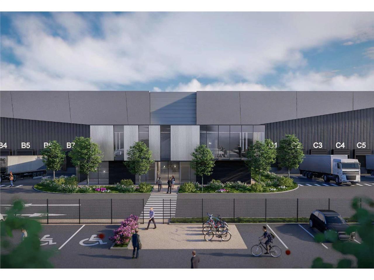 Location entrepôts 22000 m² non divisibles